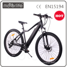 MOTORLIFE/OEM brand EN15194 CE proved 2017 new electric mountain bike